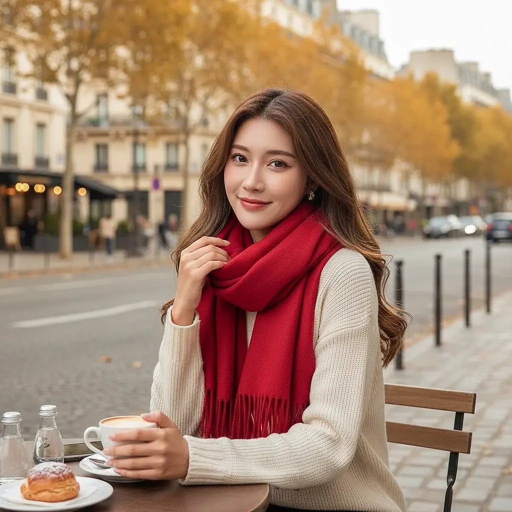 Echarpe pour femme FRIDA Coeur de Foulard