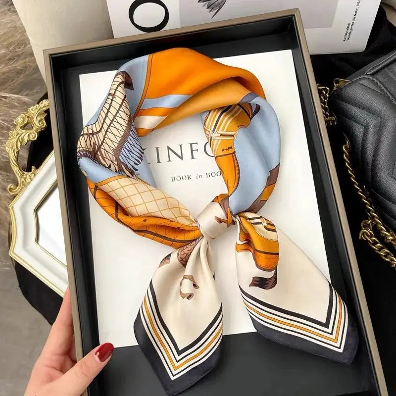 Foulard carré GIANNA - Coeur de Foulard