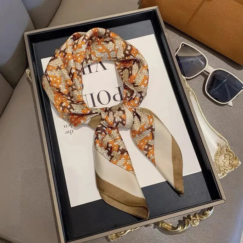 Foulard carré MEGAN - Coeur de Foulard