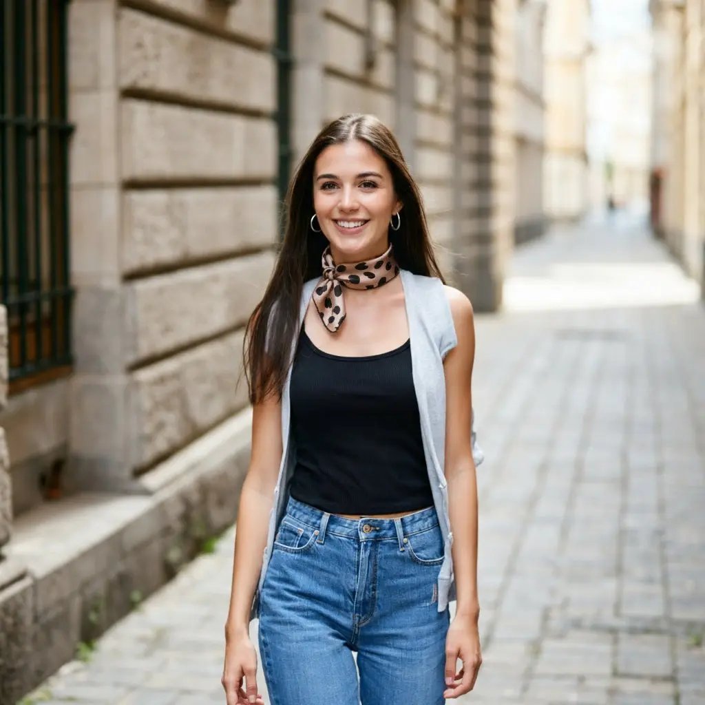 Foulard Cheveux Femme KRISTIN - Coeur de Foulard