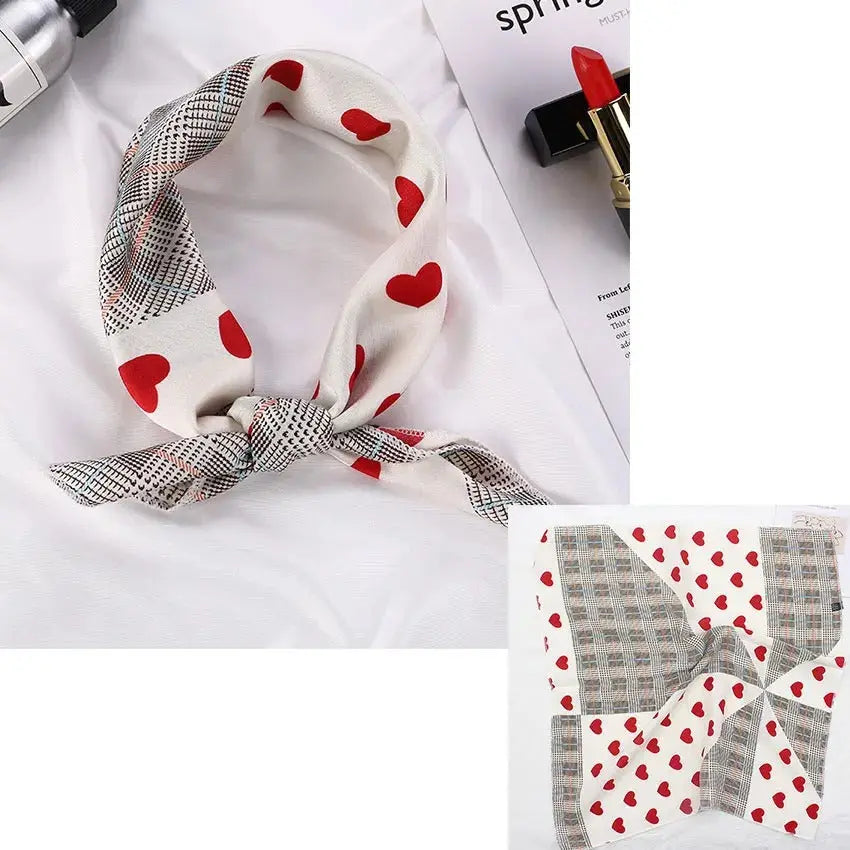 Foulard Cheveux Femme LINE Coeur de Foulard