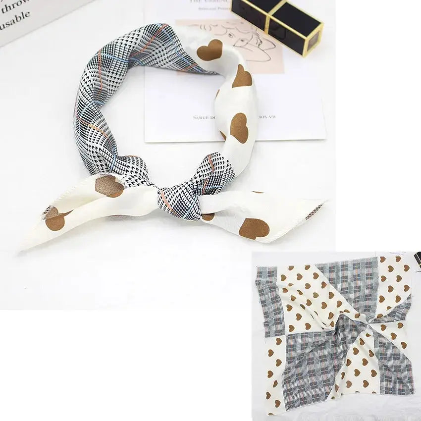 Foulard Cheveux Femme OLIVIA Coeur de Foulard