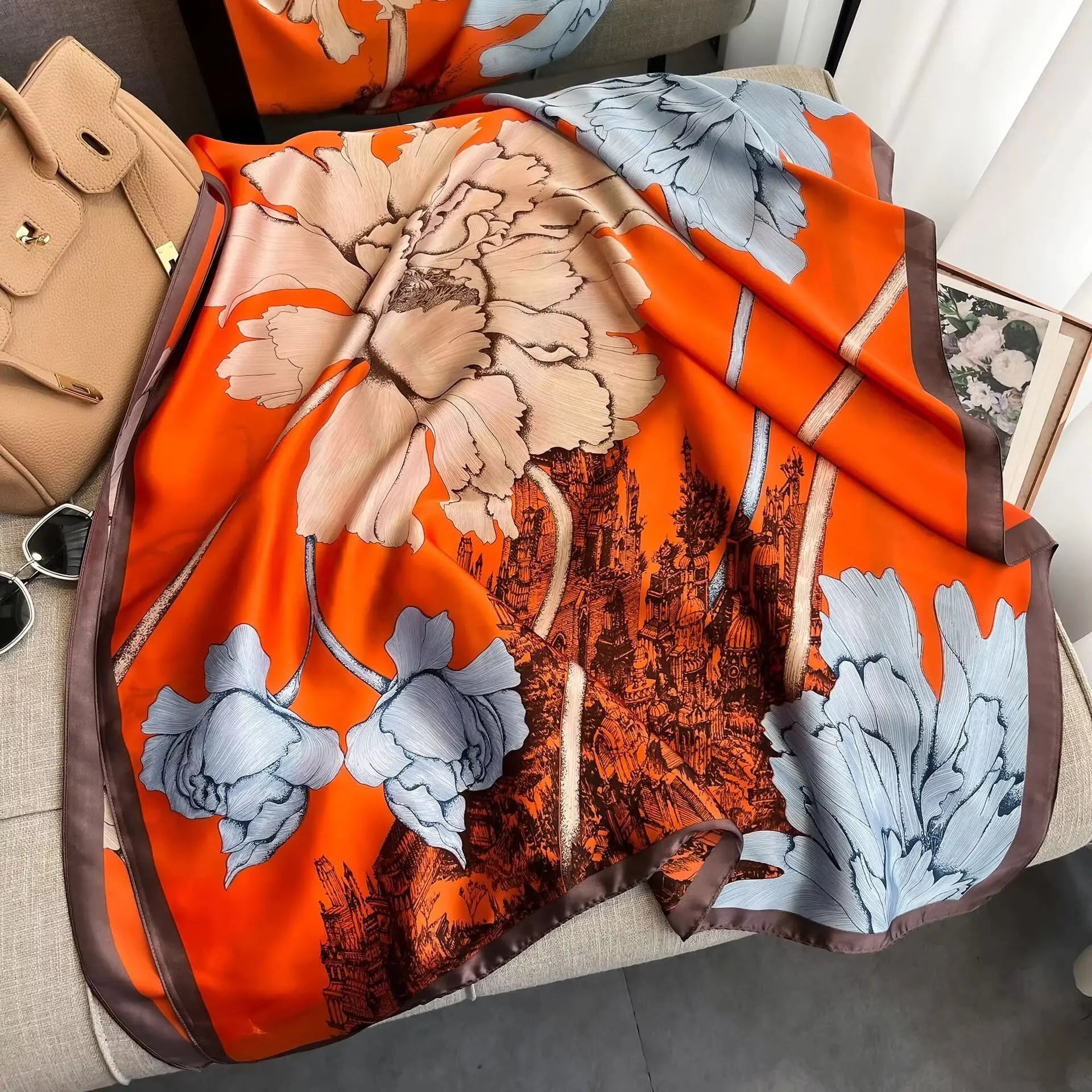 Foulard femme - DEEPA - Coeur de Foulard