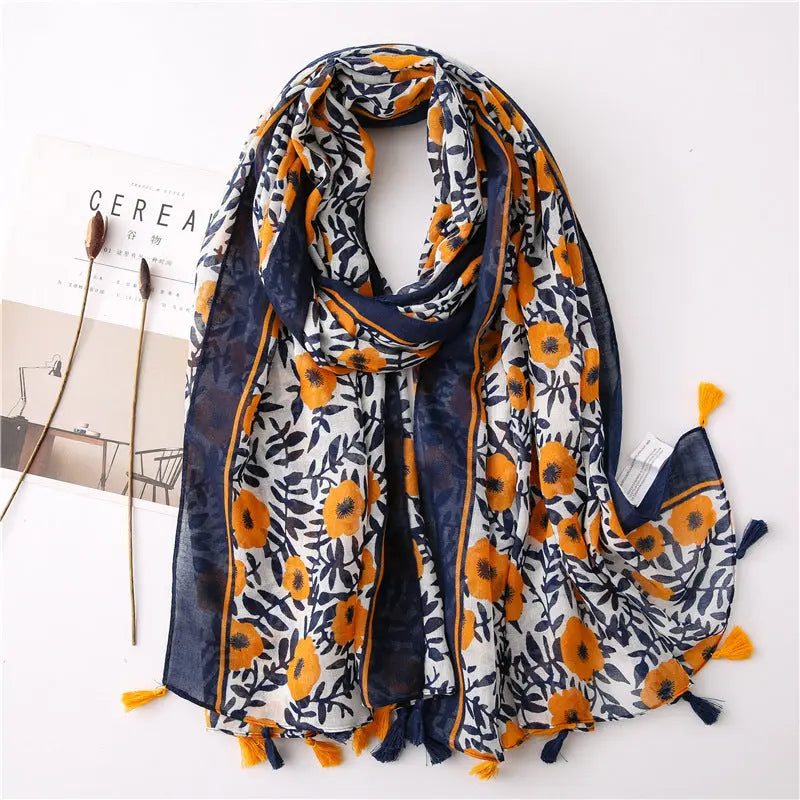 Foulard femme HEIDI - Coeur de Foulard