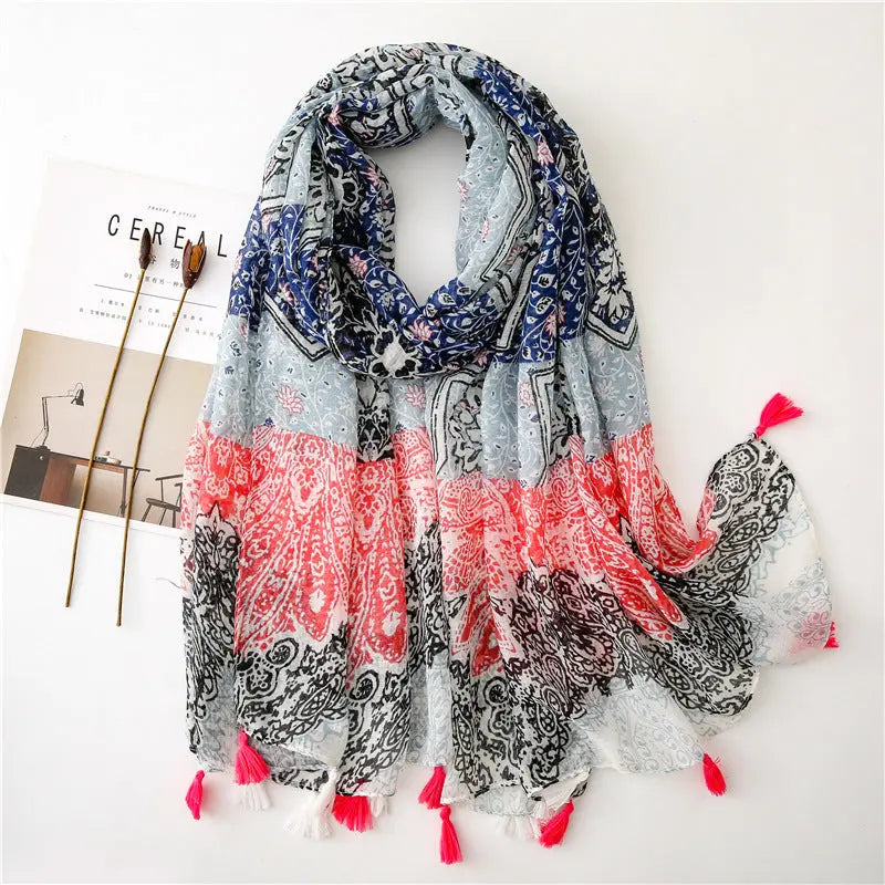 Foulard femme JENNA - Coeur de Foulard