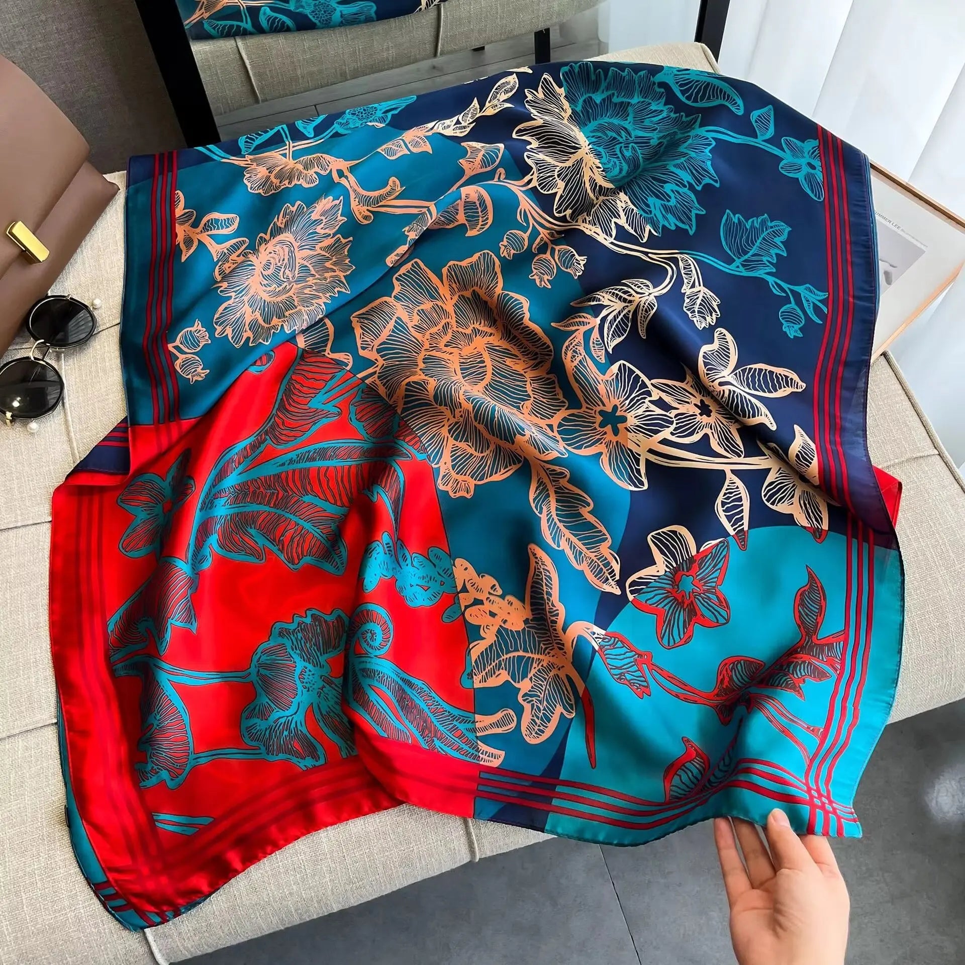 Foulard femme - PATRICIA - Coeur de Foulard