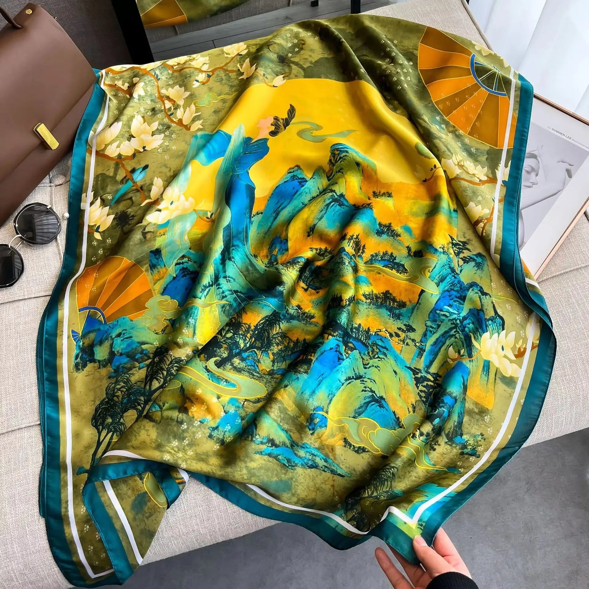 Foulard femme - PAULINA - Coeur de Foulard