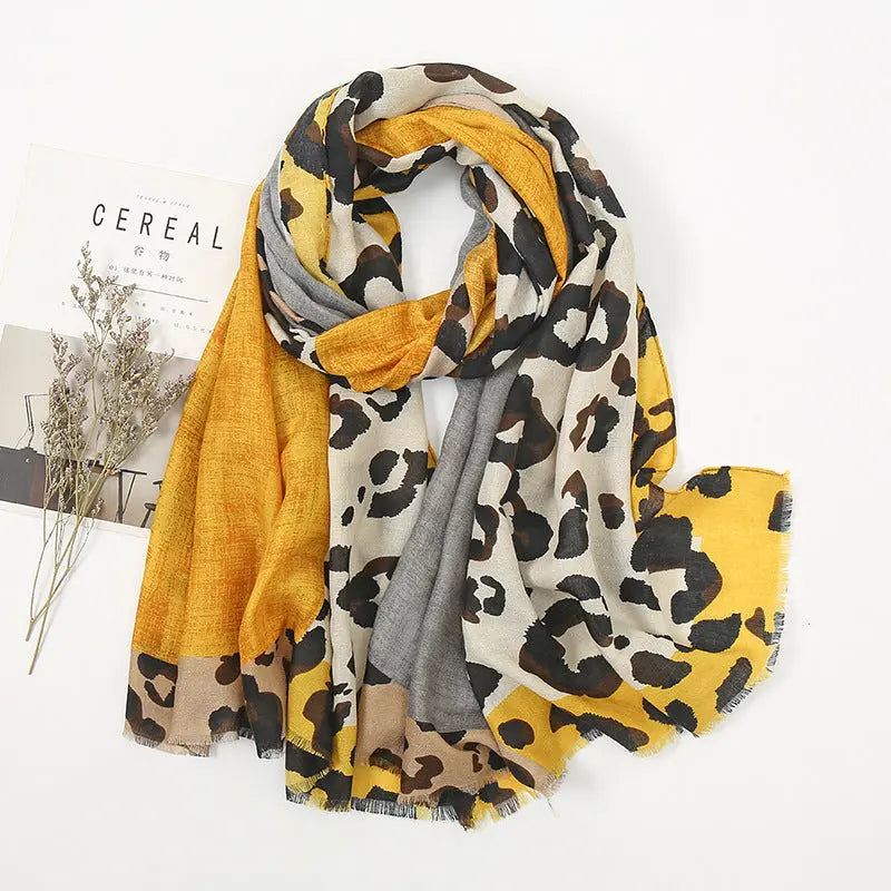 Foulard jaune HALLE - Coeur de Foulard