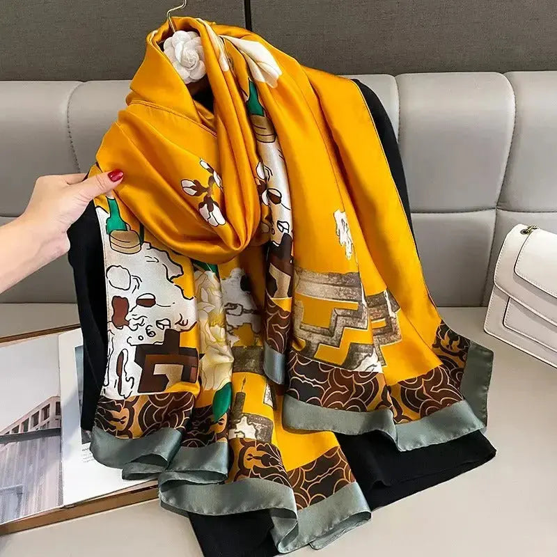 foulard-orange-celeste-coeur-de-foulard