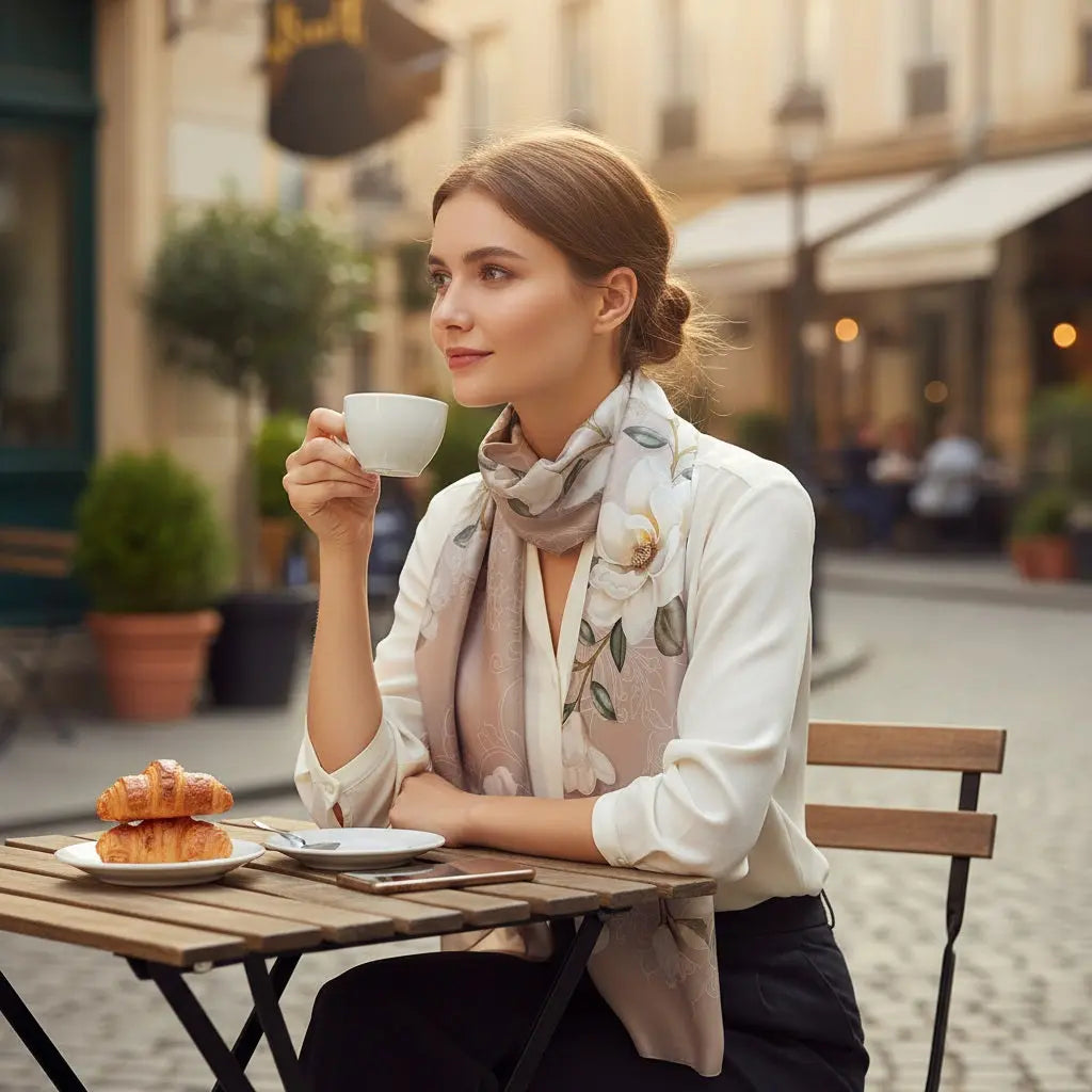 Foulard Soie - AHNRI - Coeur de Foulard