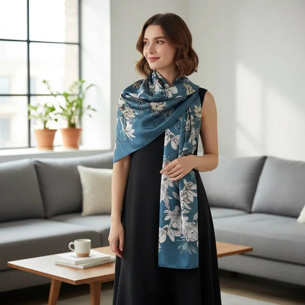 Foulard Soie - AIKO - Coeur de Foulard