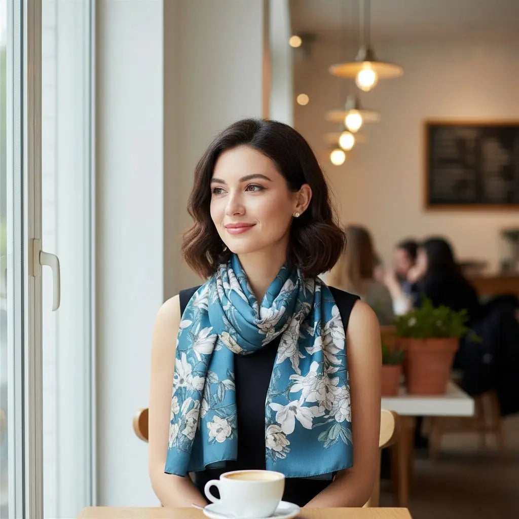 Foulard Soie - AIKO - Coeur de Foulard