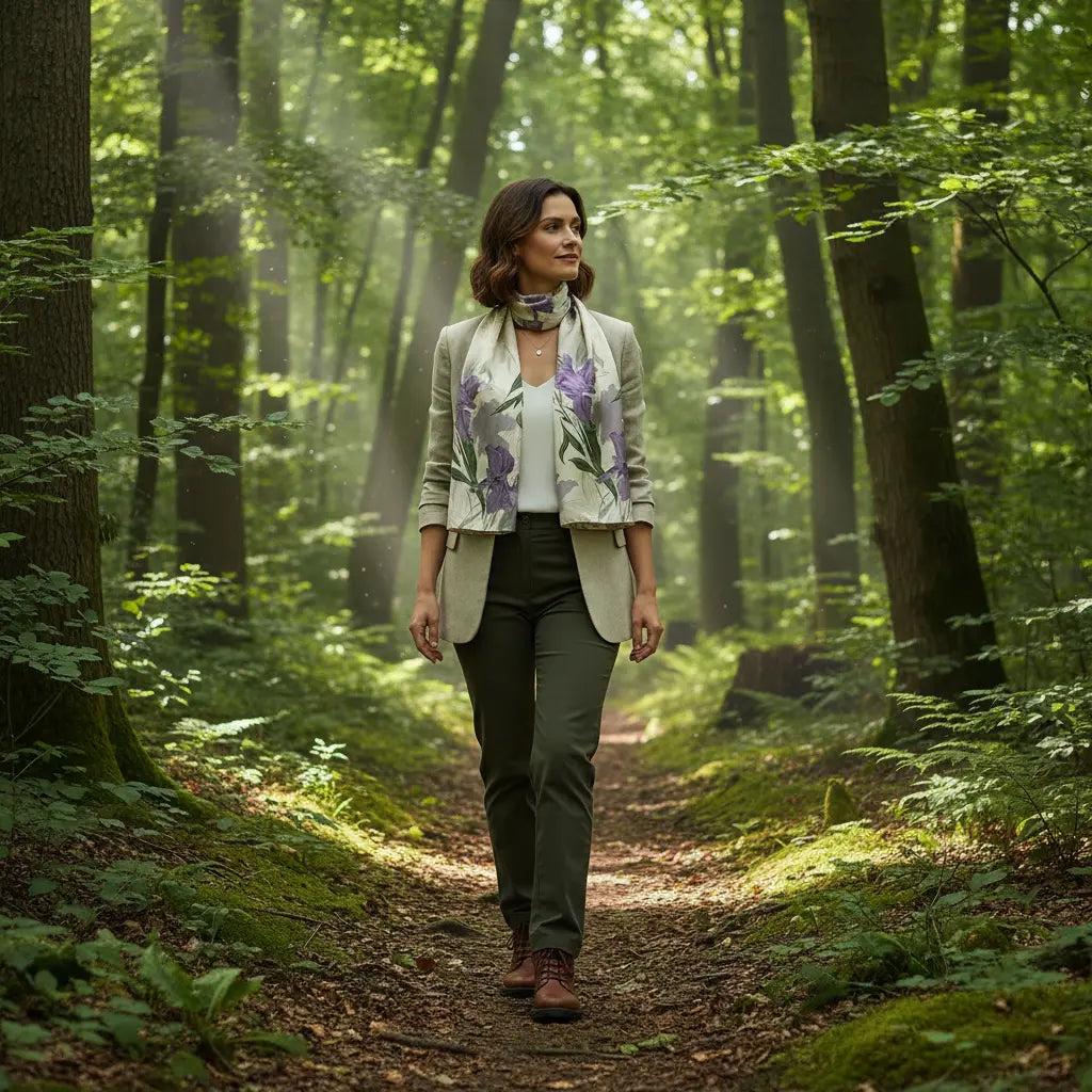 Foulard Soie - AKEMI - Coeur de Foulard