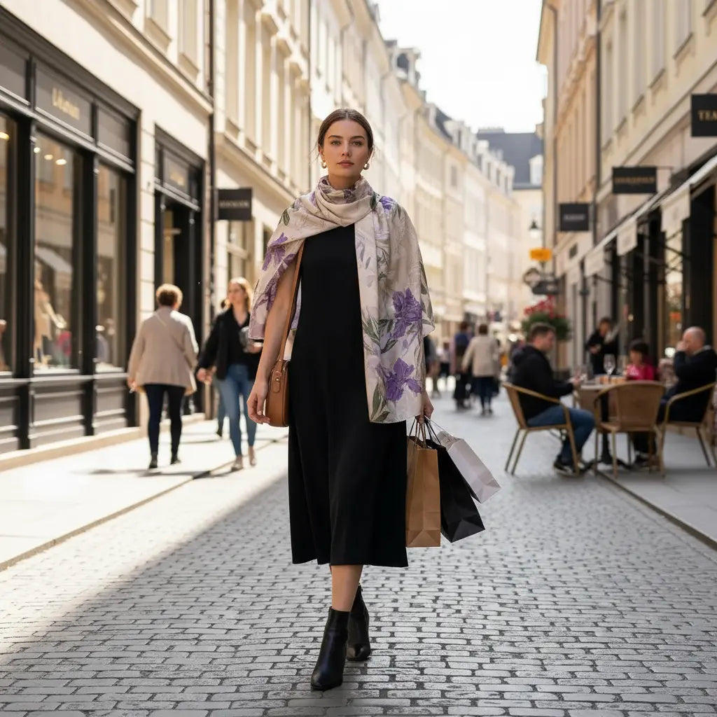 Foulard Soie - AKEMI - Coeur de Foulard