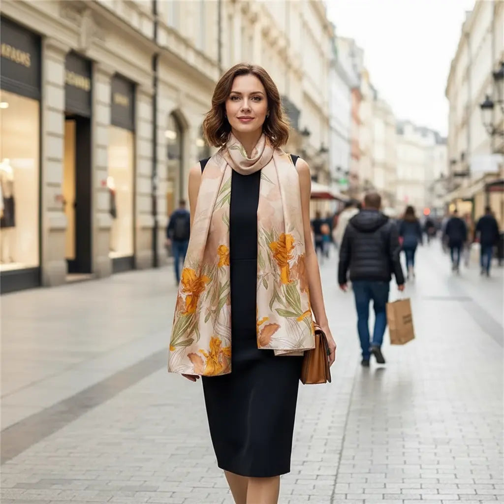 Foulard Soie - AKIKO - Coeur de Foulard