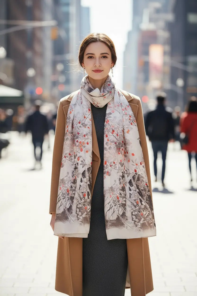 Foulard Soie - AMAYA - Coeur de Foulard