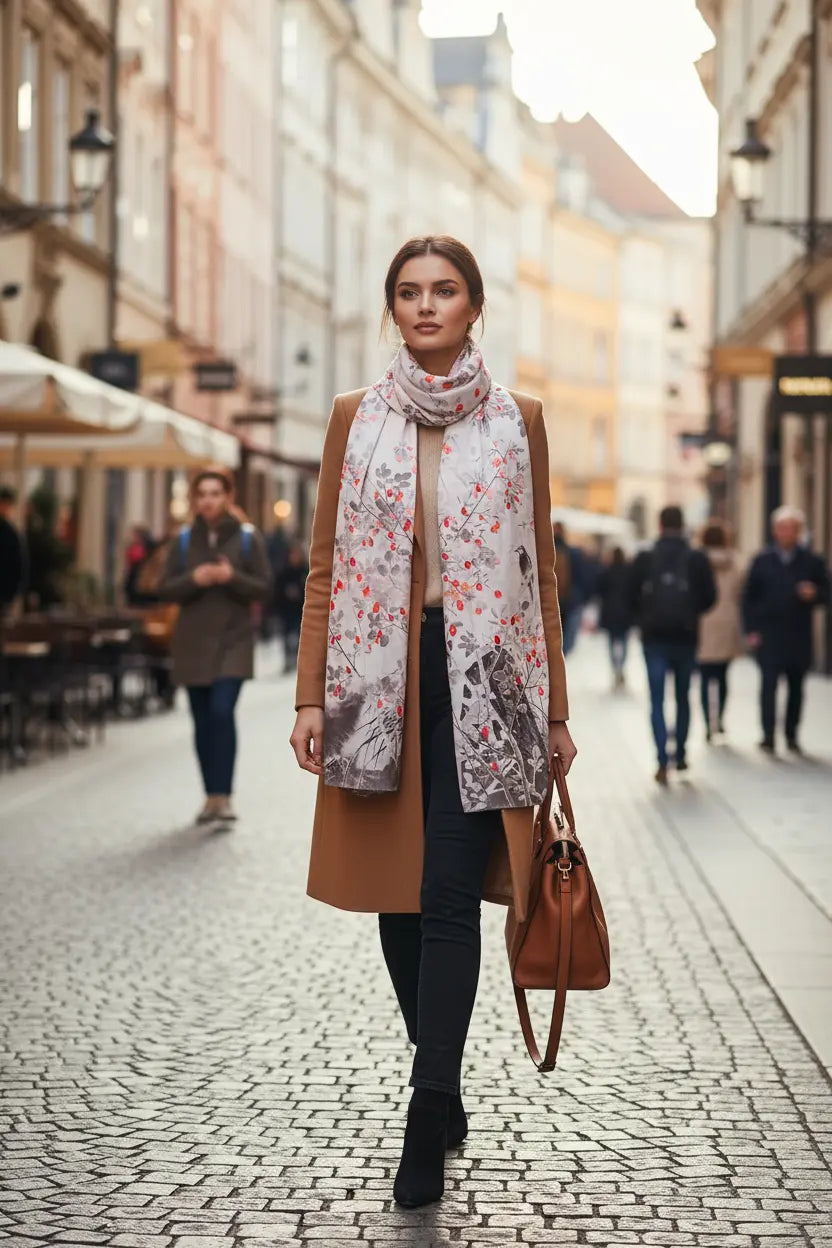 Foulard Soie - AMAYA - Coeur de Foulard