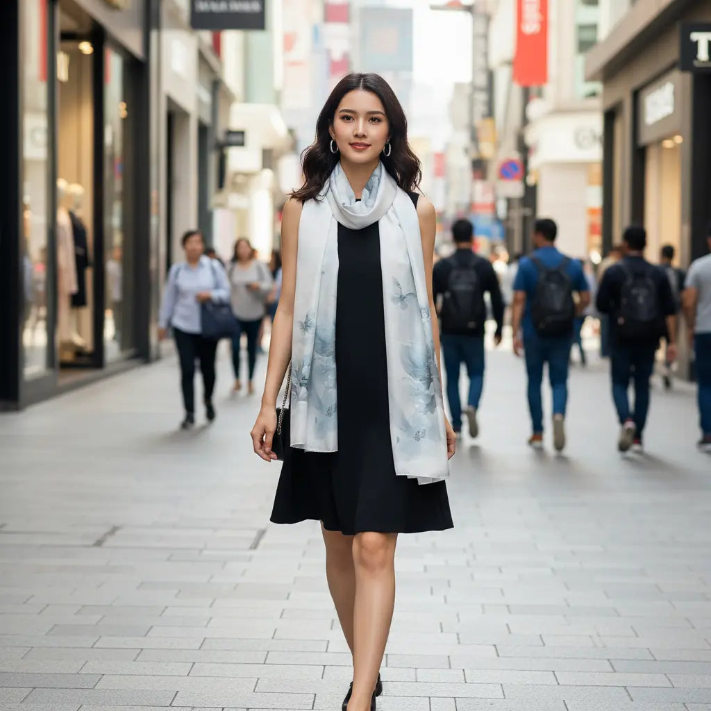 Foulard Soie - ARISA - Coeur de Foulard