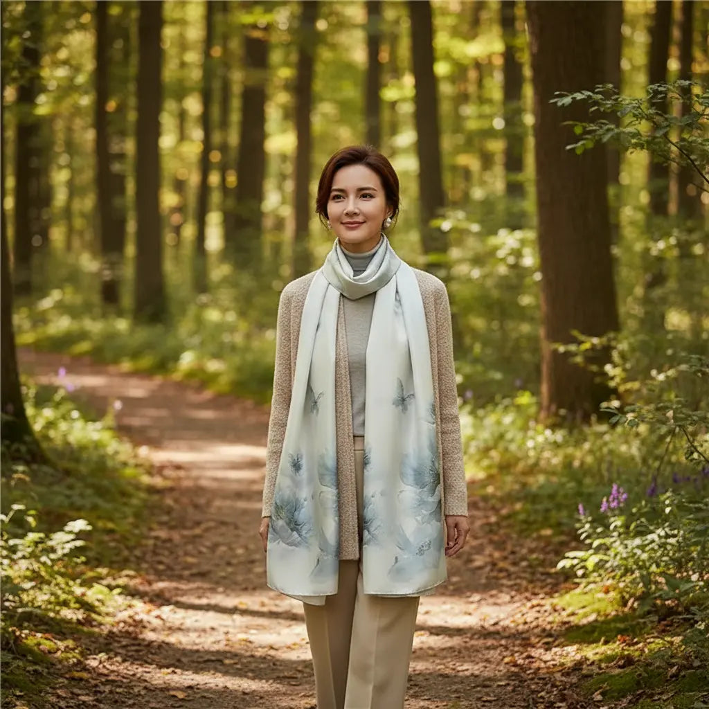 Foulard Soie - ARISA - Coeur de Foulard