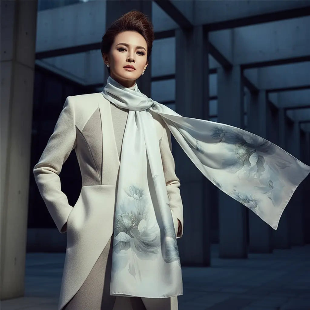 Foulard Soie - ARISA - Coeur de Foulard