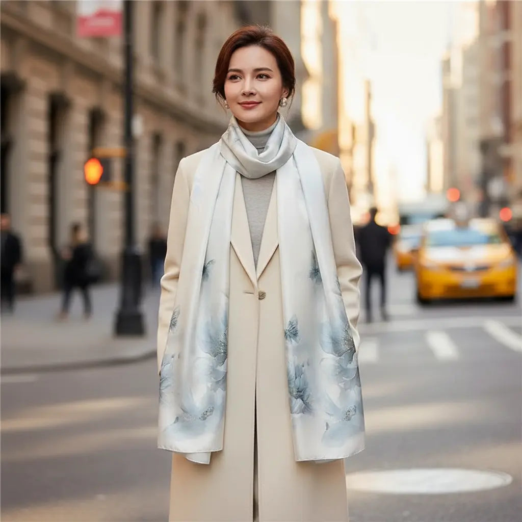 Foulard Soie - ARISA - Coeur de Foulard