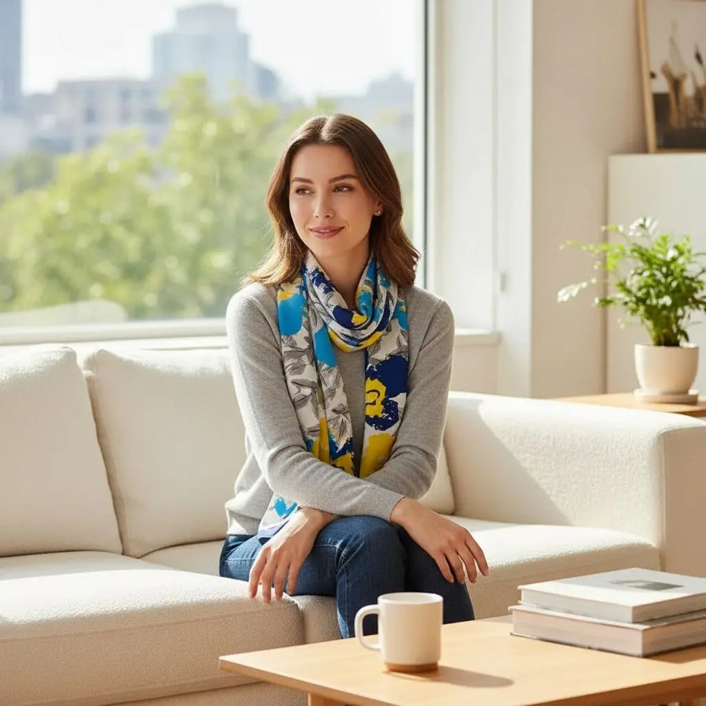 Foulard Soie - BADA - Coeur de Foulard