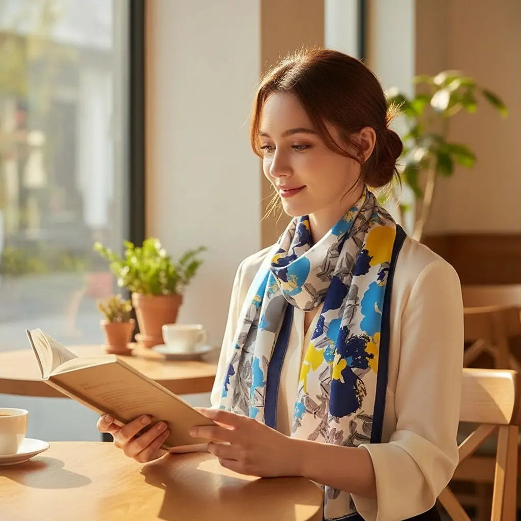 Foulard Soie - BADA - Coeur de Foulard