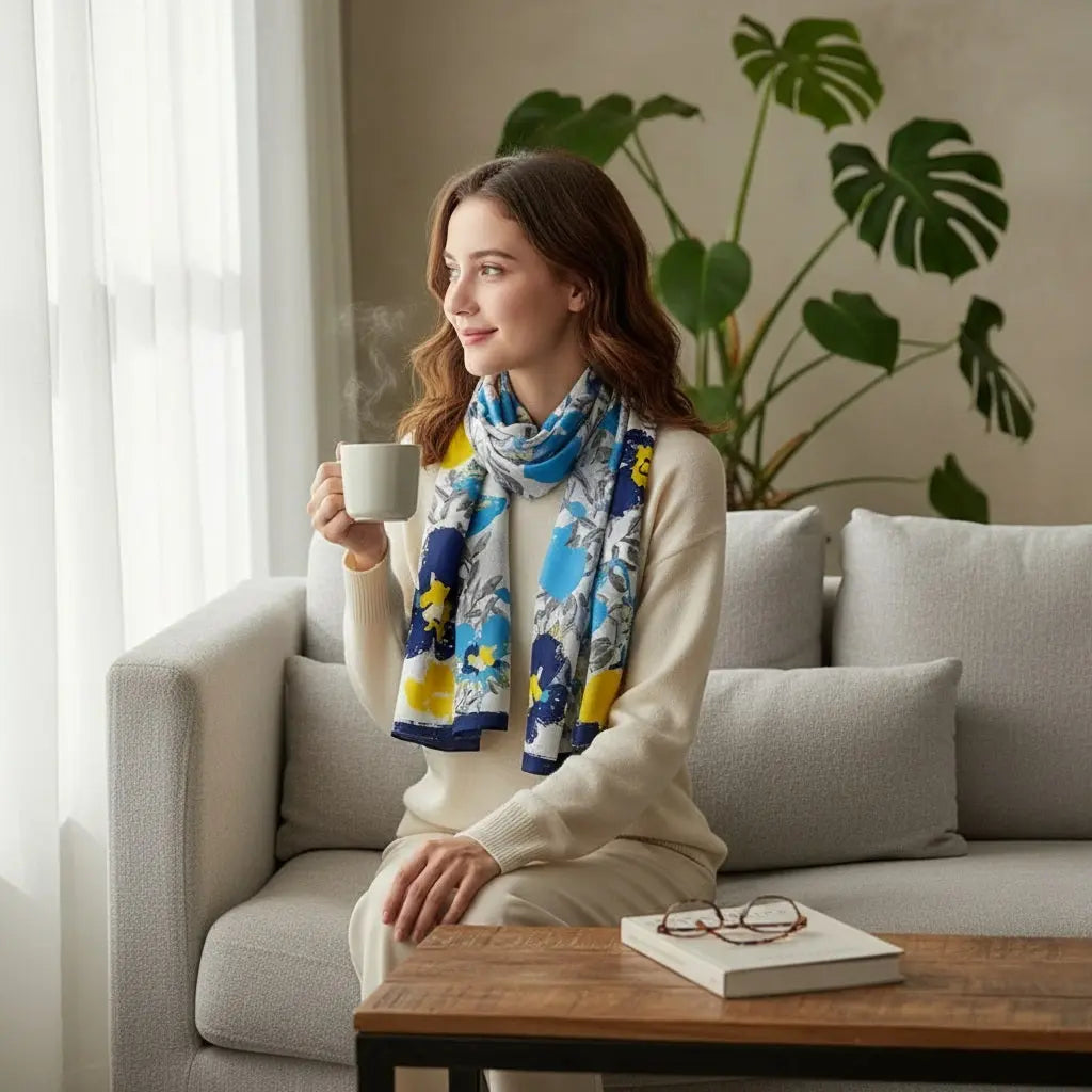 Foulard Soie - BADA - Coeur de Foulard
