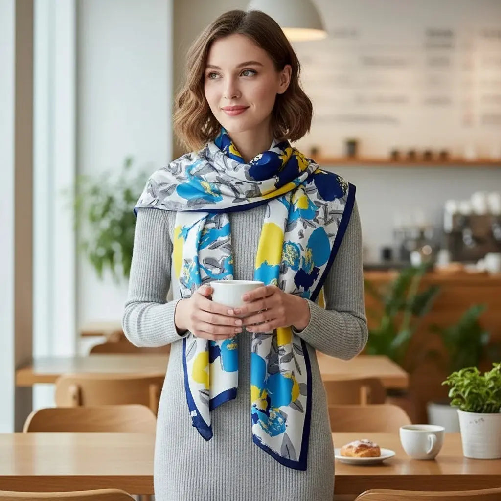 Foulard Soie - BADA - Coeur de Foulard