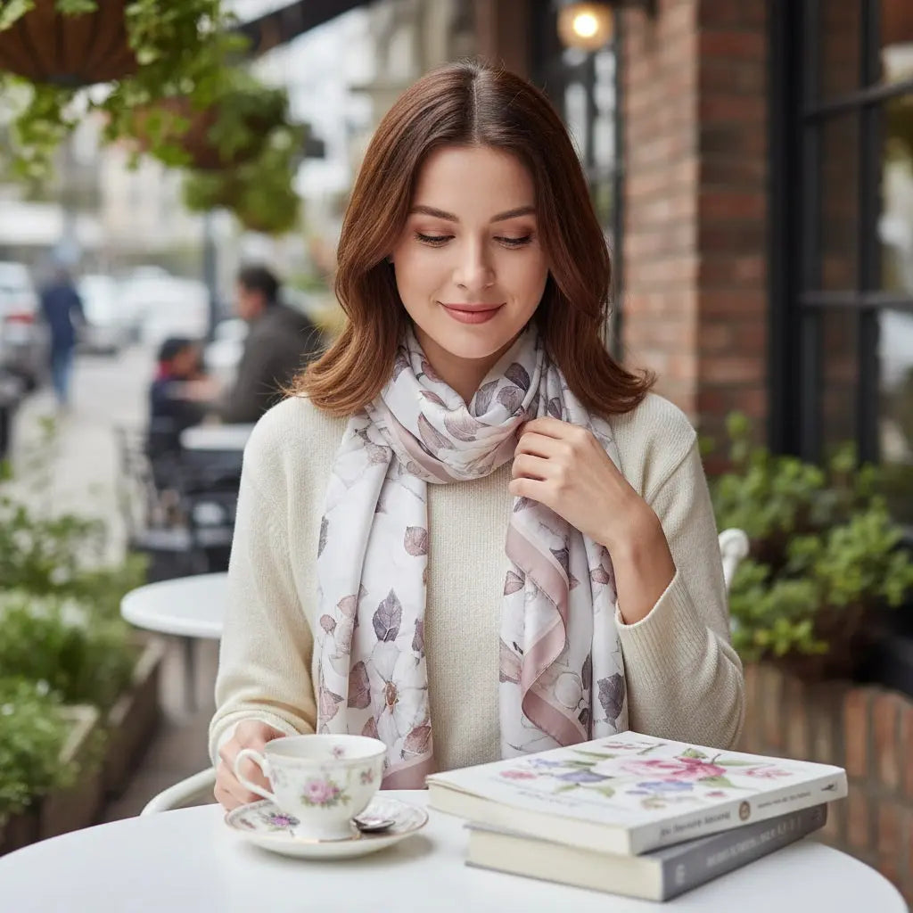 Foulard Soie - BOMI Coeur de Foulard