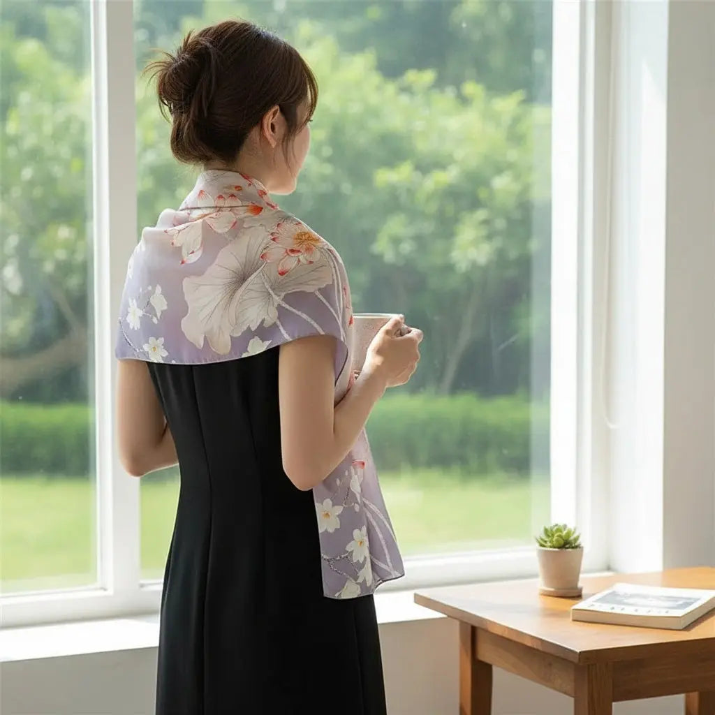 Foulard Soie - CHAEWON Coeur de Foulard