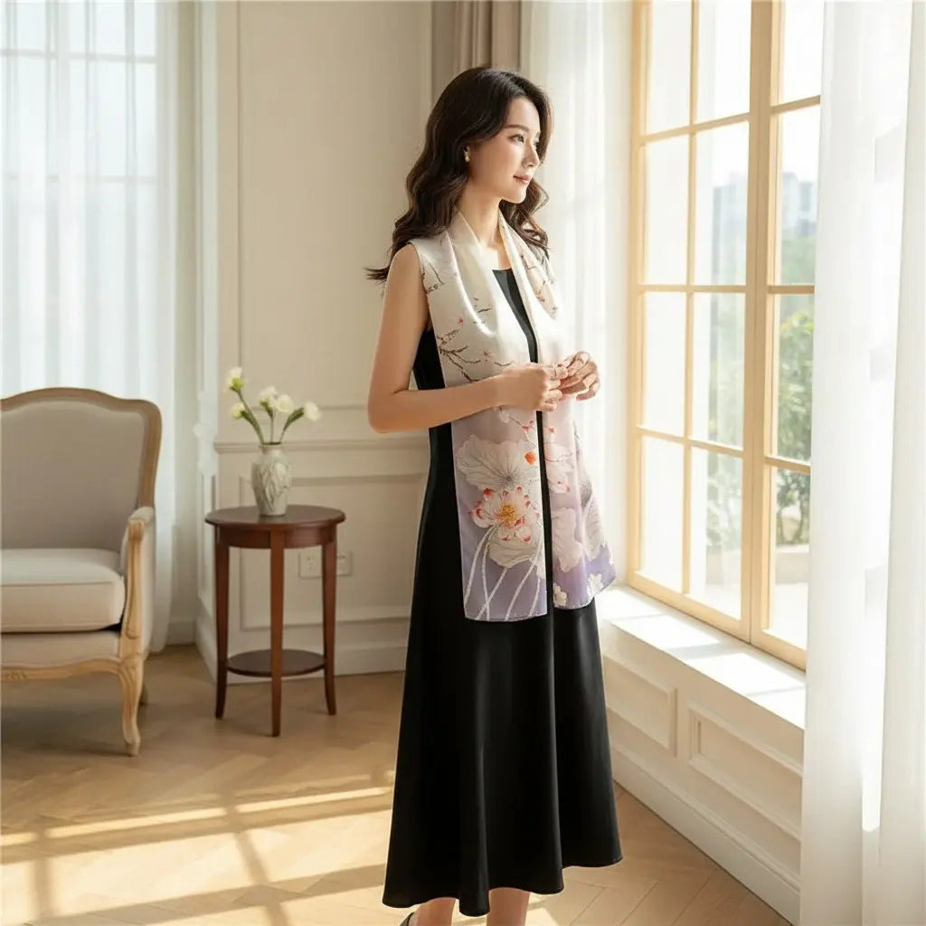 Foulard Soie - CHAEWON Coeur de Foulard