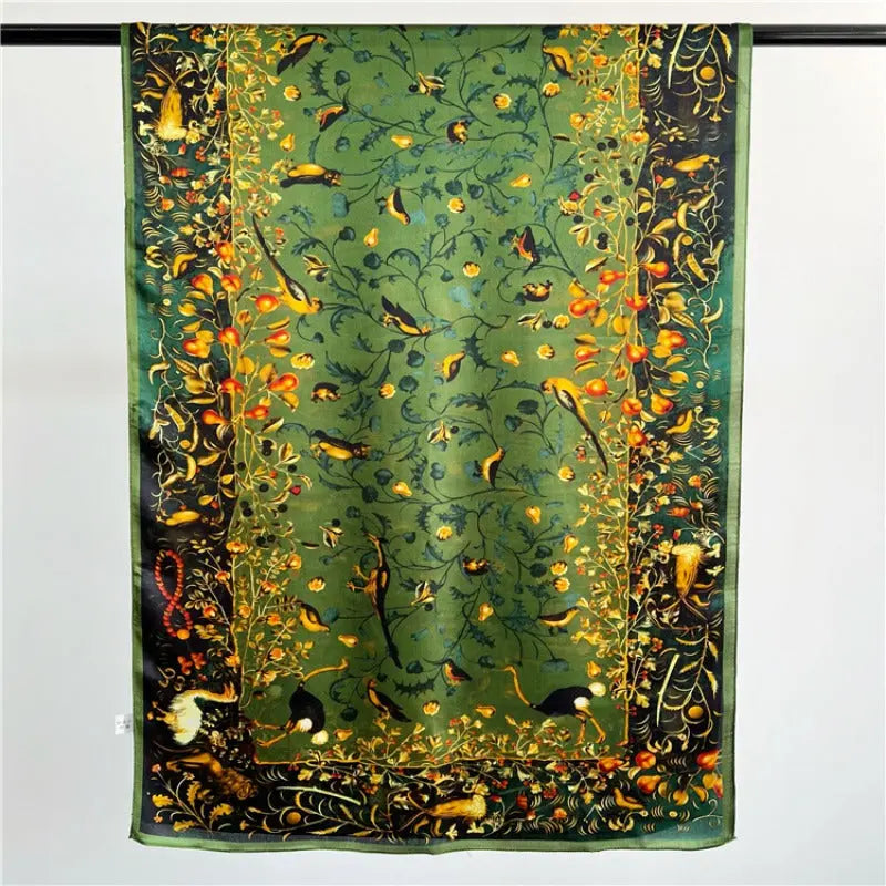 Foulard Soie - CHANDRA - Coeur de Foulard