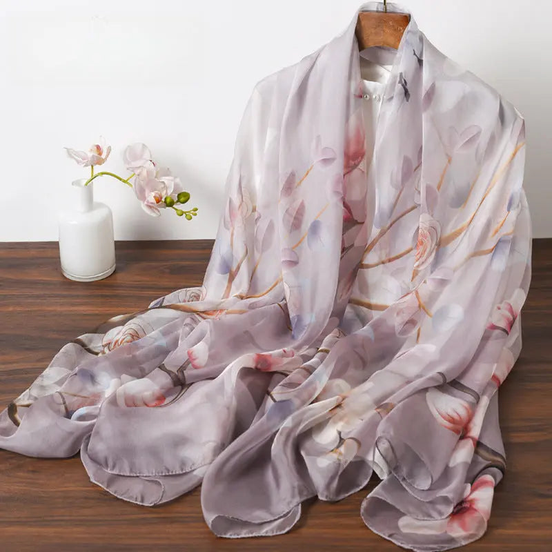 Foulard Soie - CHIHARU - Coeur de Foulard