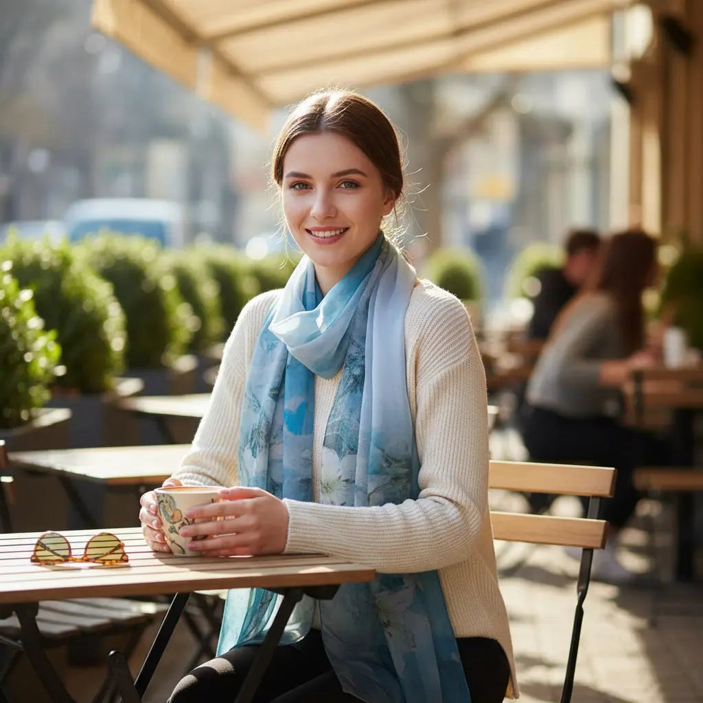 Foulard Soie - CHIKA - Coeur de Foulard