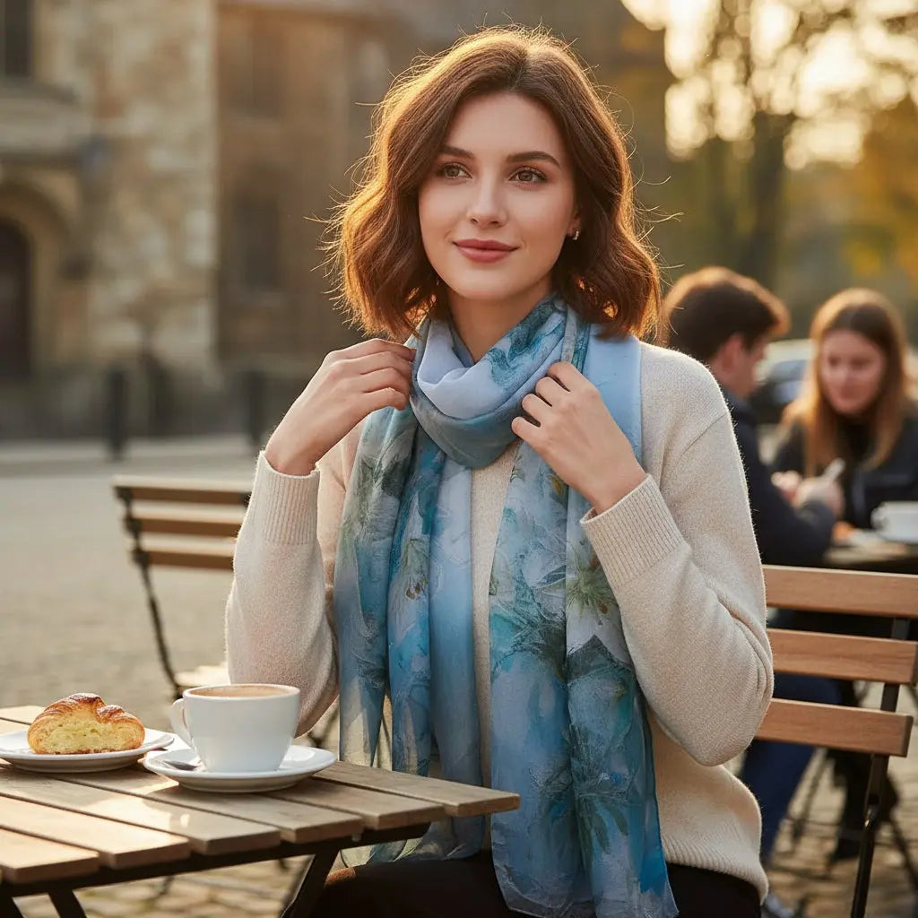 Foulard Soie - CHIKA - Coeur de Foulard