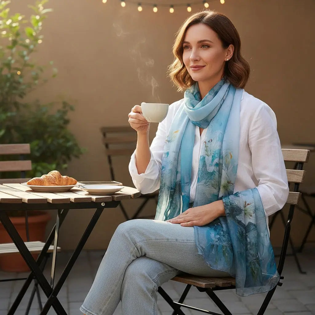 Foulard Soie - CHIKA - Coeur de Foulard
