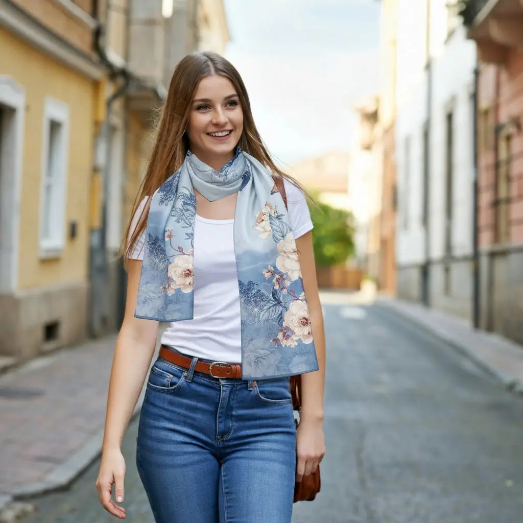 Foulard Soie - CITRA - Coeur de Foulard