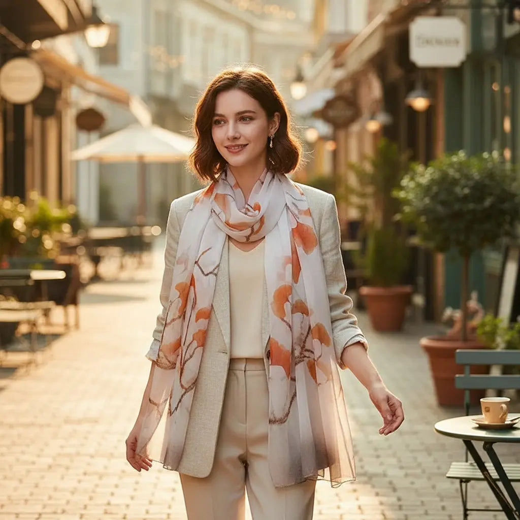 Foulard Soie - EMI - Coeur de Foulard