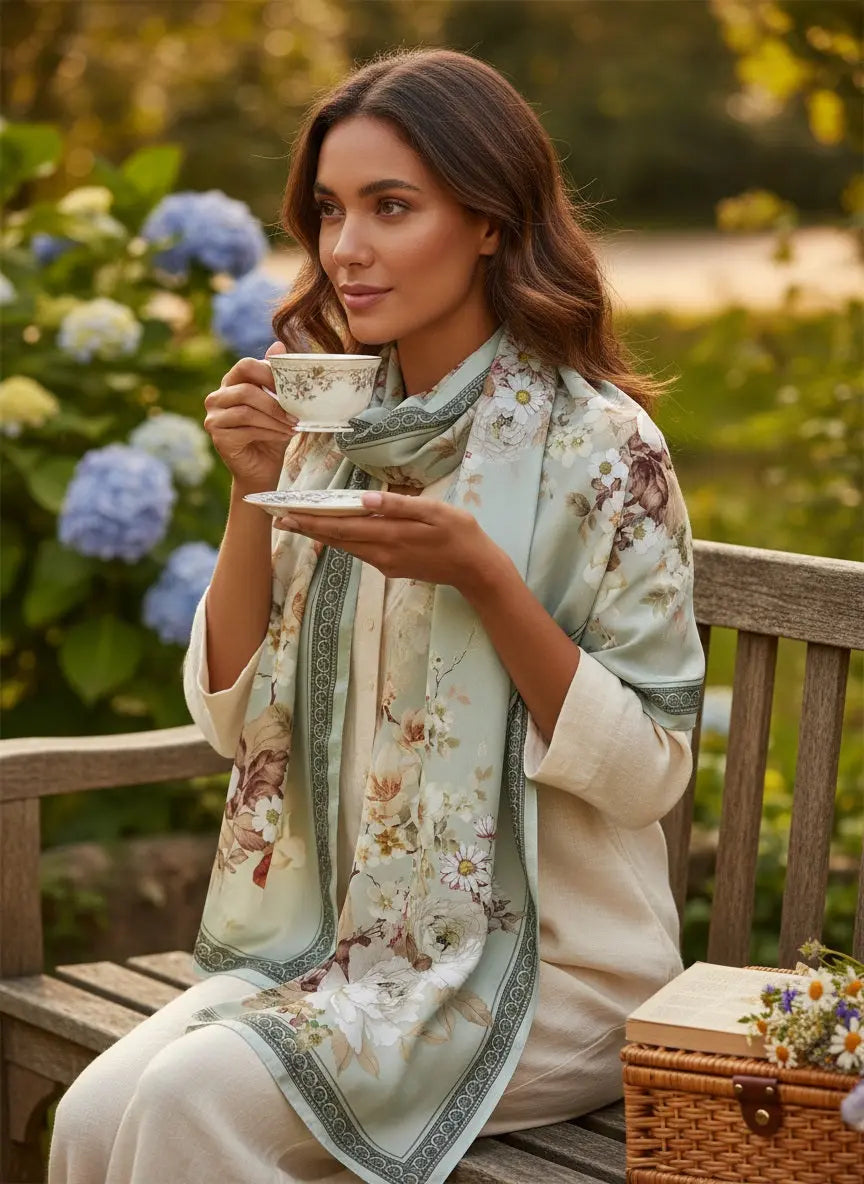 Foulard Soie - EUNJIN Coeur de Foulard