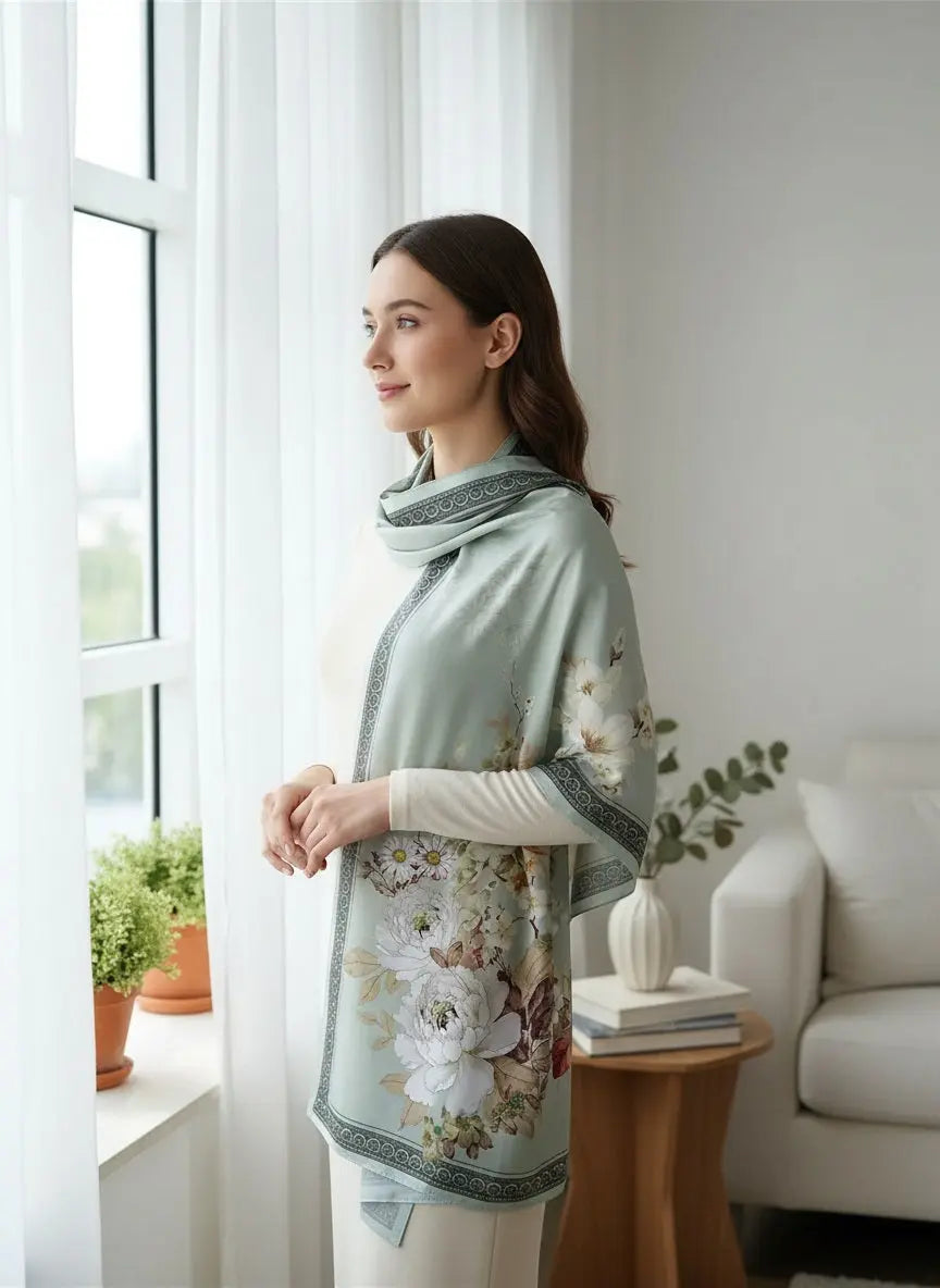 Foulard Soie - EUNJIN - Coeur de Foulard