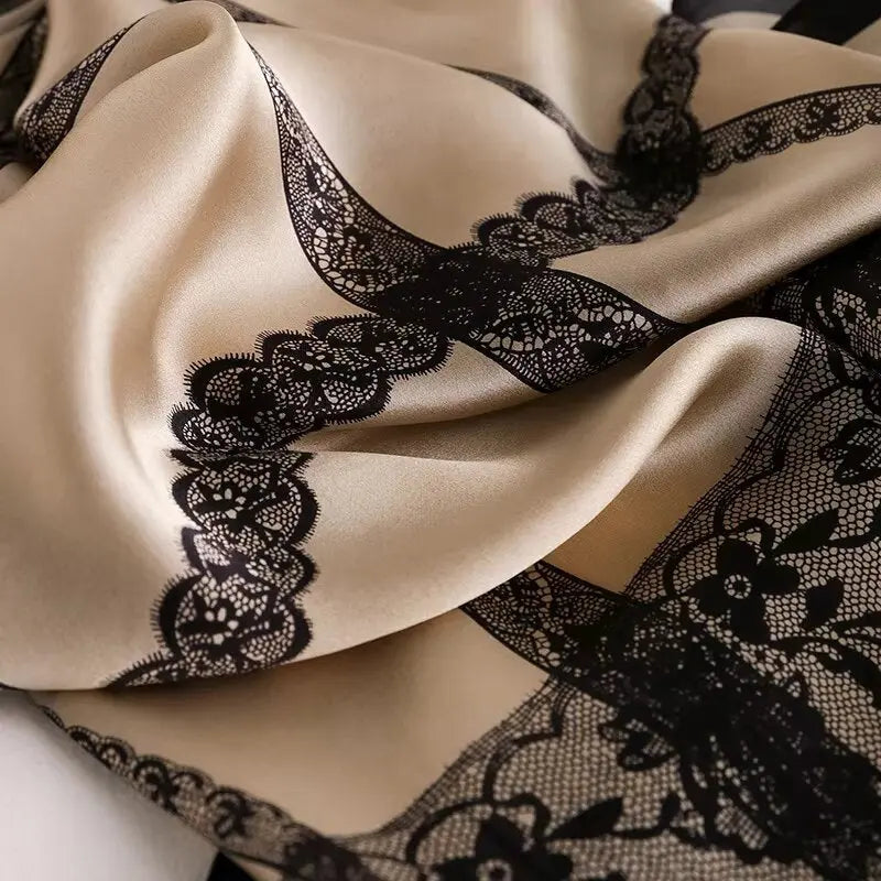 Foulard Soie Femme - ELVIRA - Coeur de Foulard