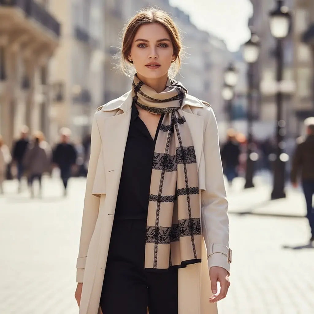 Foulard Soie Femme - ELVIRA - Coeur de Foulard