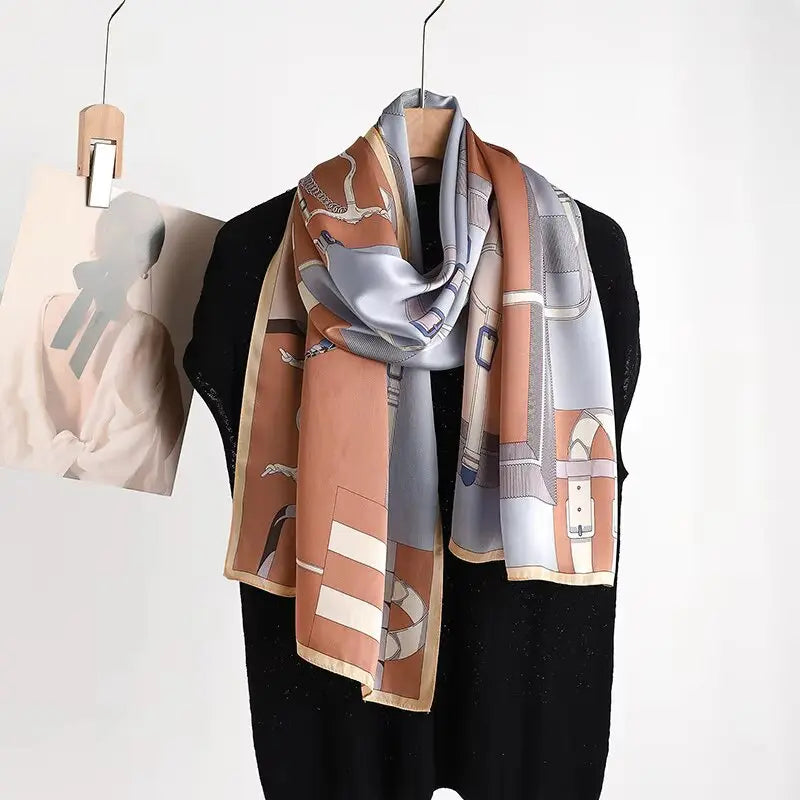 Foulard Soie Femme - EMILIA - Coeur de Foulard