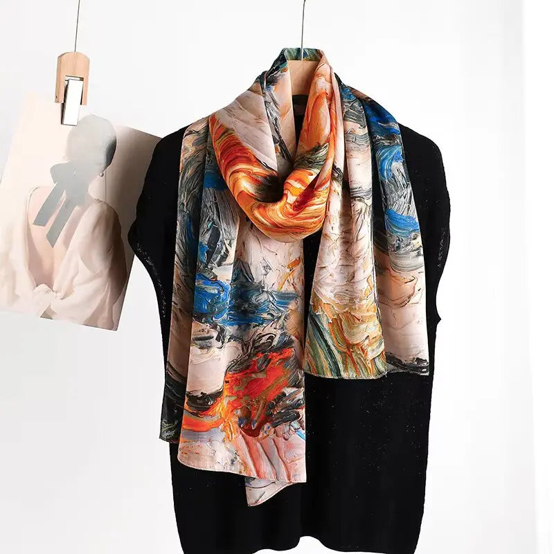 Foulard Soie Femme - ESPERANZA Coeur de Foulard