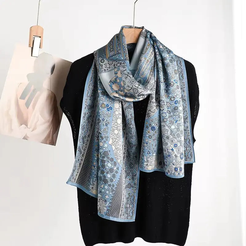 Foulard Soie Femme - ESTEFANIA Coeur de Foulard