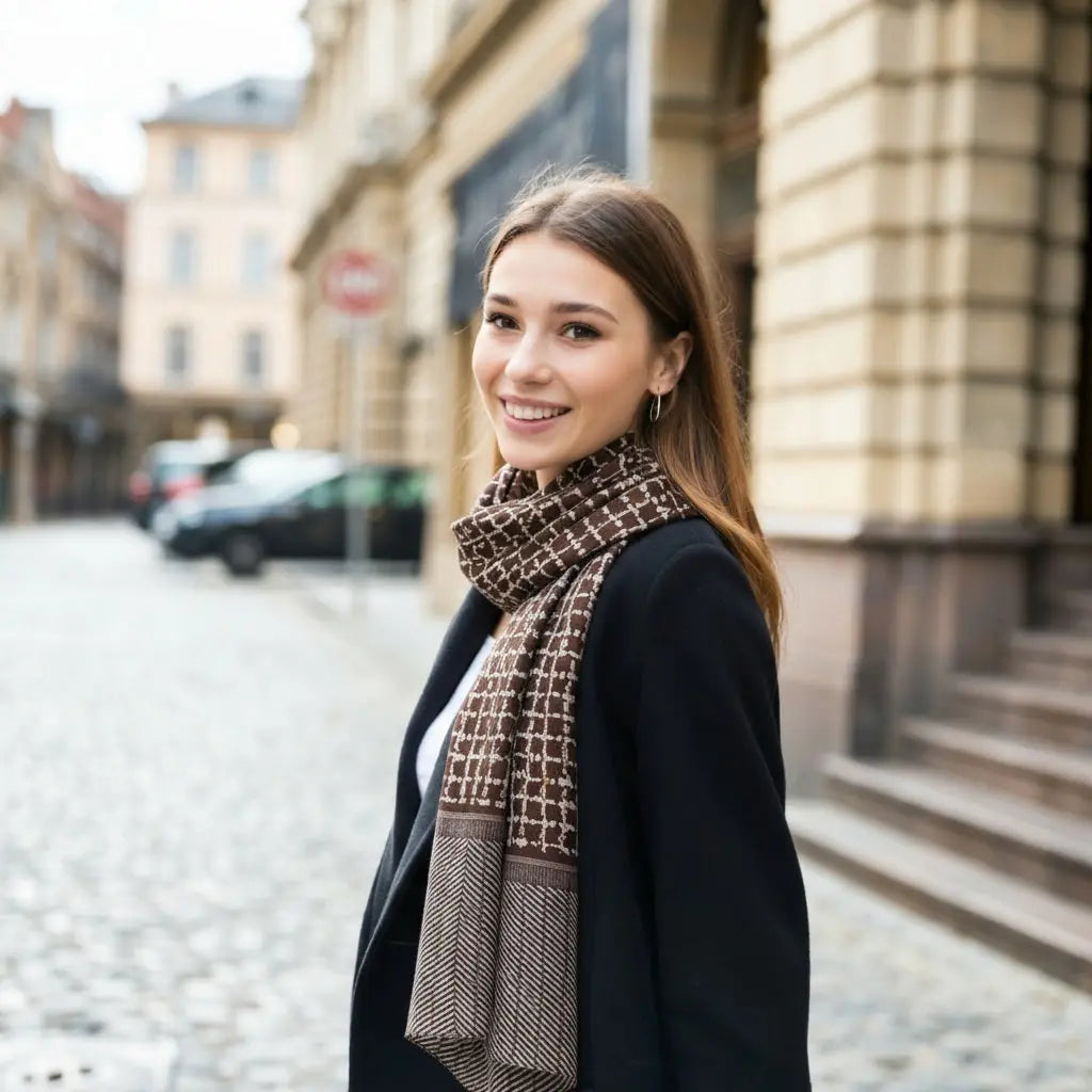 Foulard Soie Femme - FABIOLA - Coeur de Foulard
