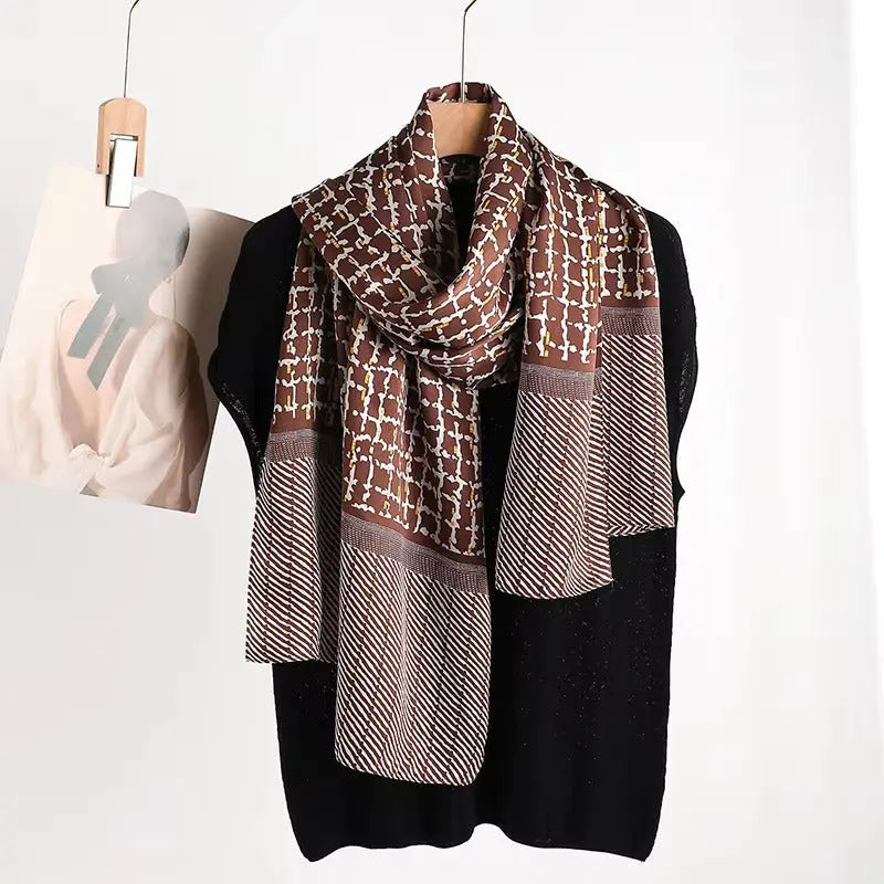 Foulard Soie Femme - FABIOLA - Coeur de Foulard