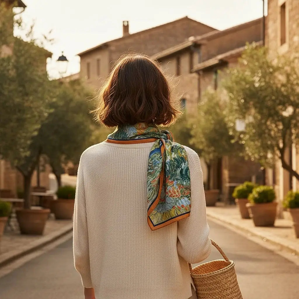 Foulard Soie Femme - FERNANDA - Coeur de Foulard