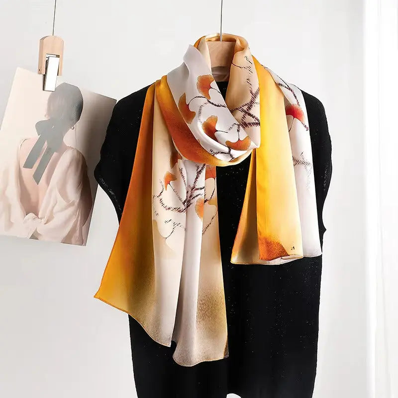 Foulard Soie Femme - FRANCESCA - Coeur de Foulard